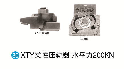 XTY柔性压轨器水平力200KN